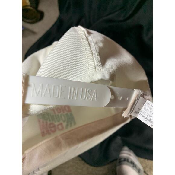 Vintage White Diet Mountain Dew Hat SnapBack Stylemaster Cap Made In USA Mt. Dew - Picture 9 of 11